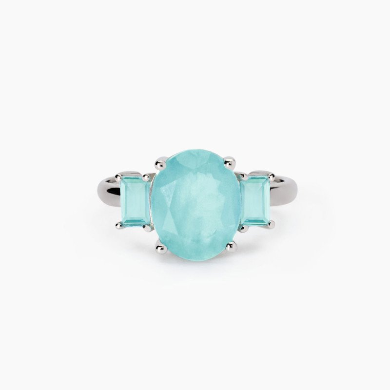 Anello in argento 925 glass cristallo rocca - 523420 Anello in argento 925 glass cristallo rocca - 523420