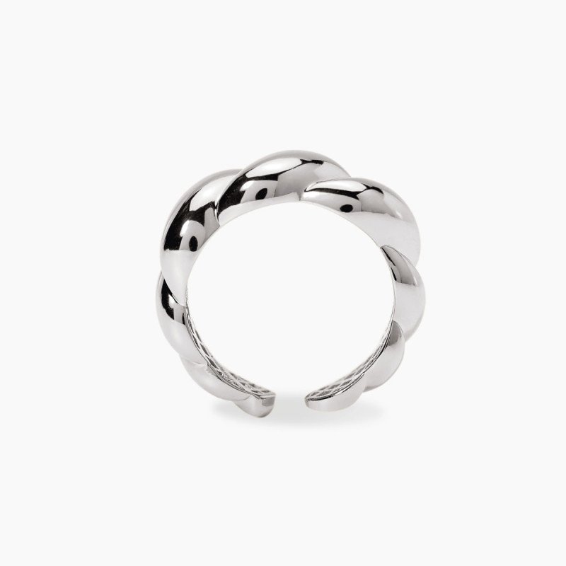 Anello regolabile in argento dorato - 523478
