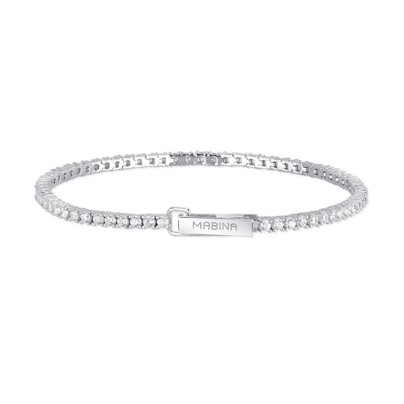 Bracciale in argento 925 zirconi - 533355-17