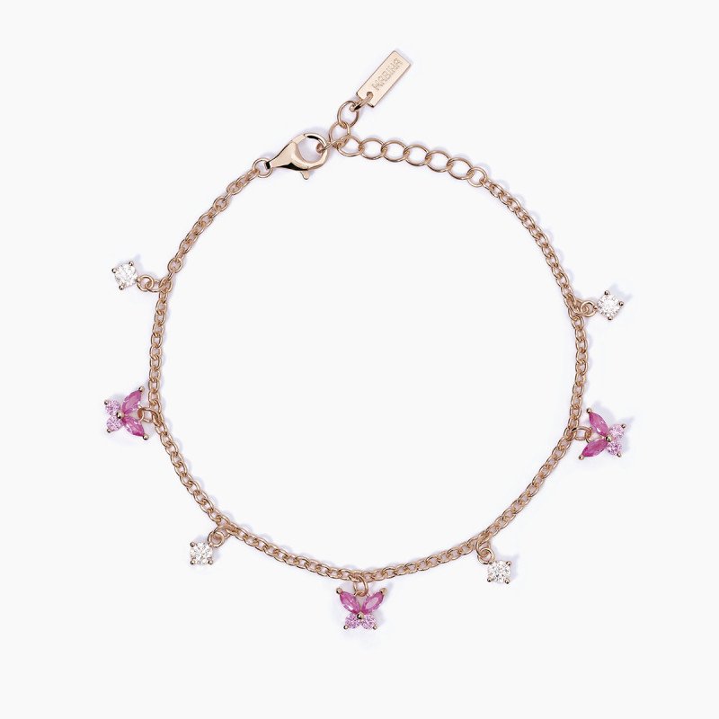 Bracciale in argento 925 rosato - 533659