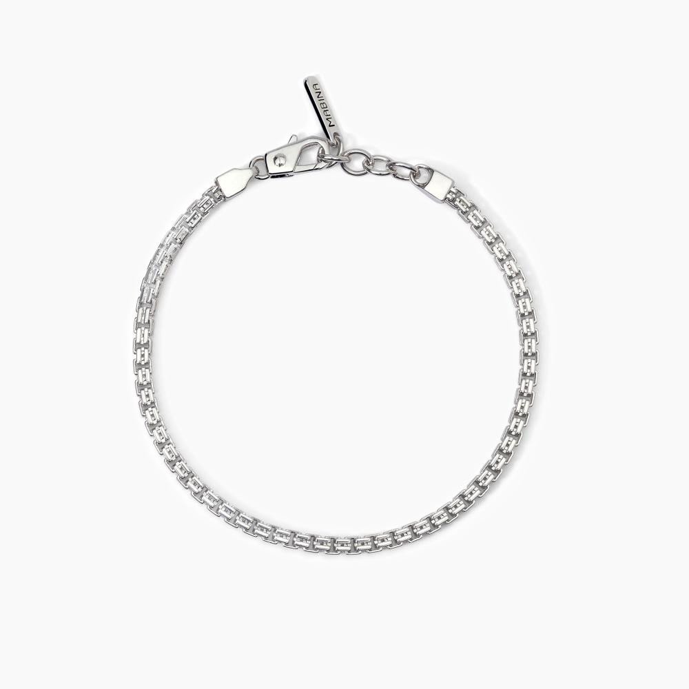 Bracciale in argento con catena veneta - 533802