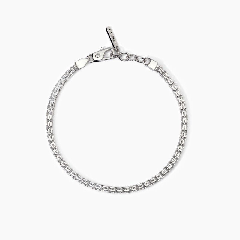 Bracciale in argento con catena veneta - 533802