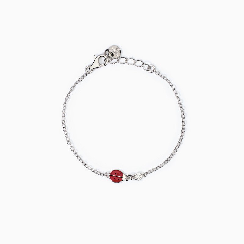 Bracciale in argento smalto zirconi - 533866