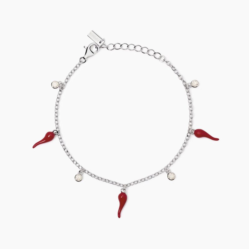 Bracciale in argento 925 smalto zirconi - 533895