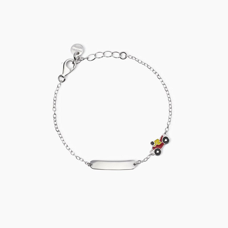 Bracciale con moto e targhetta incidibile - 533921