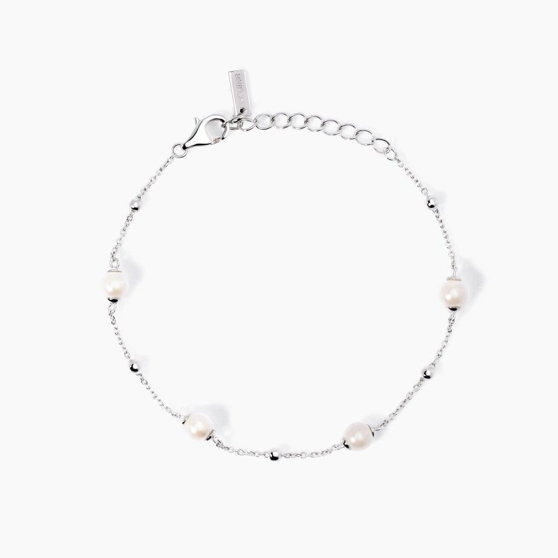 Bracciale in argento con perle conchiglia - 533938