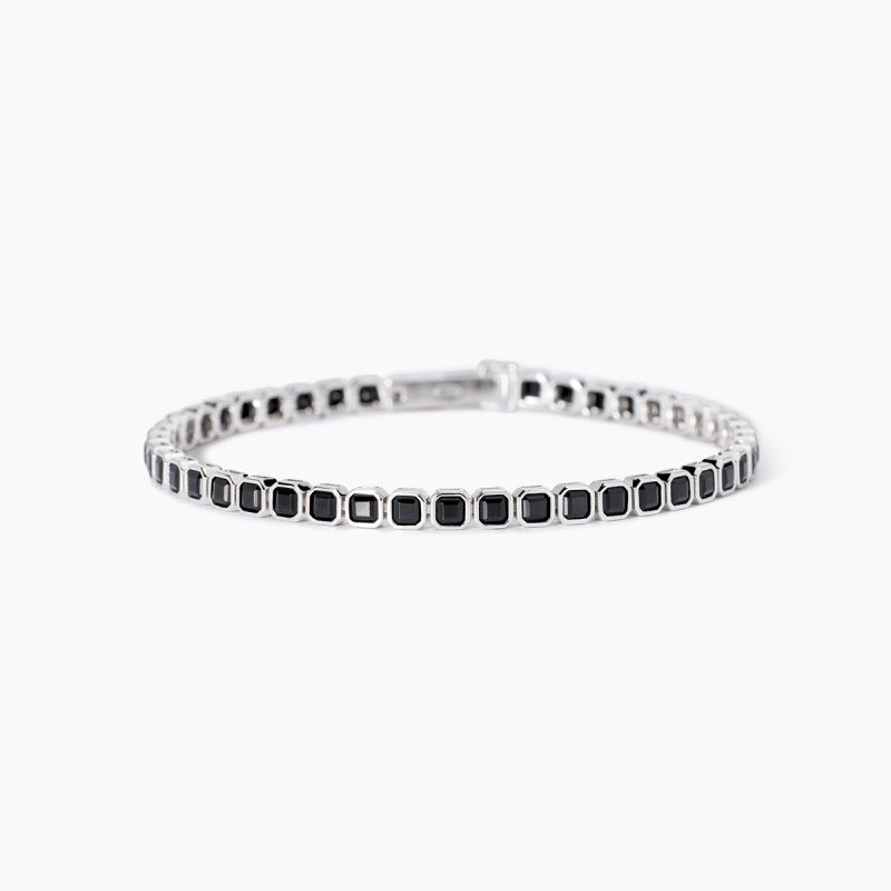 Bracciale tennis uomo con zirconi ottagonali - 533978-19