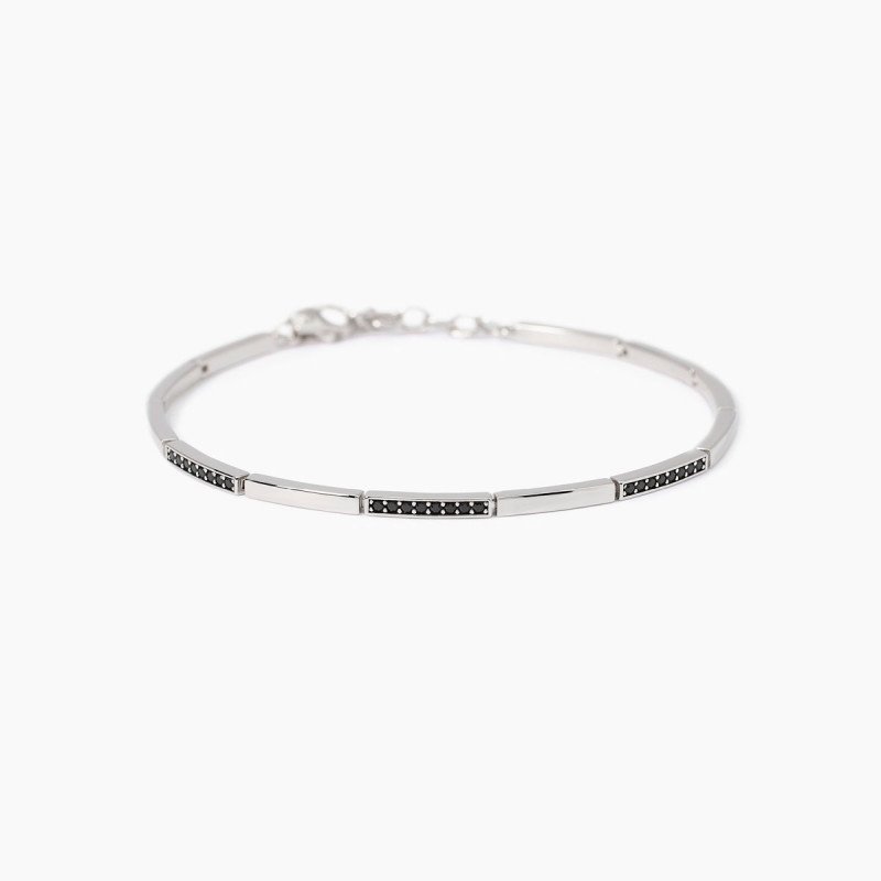 Bracciale con piastre e zirconi - 533993