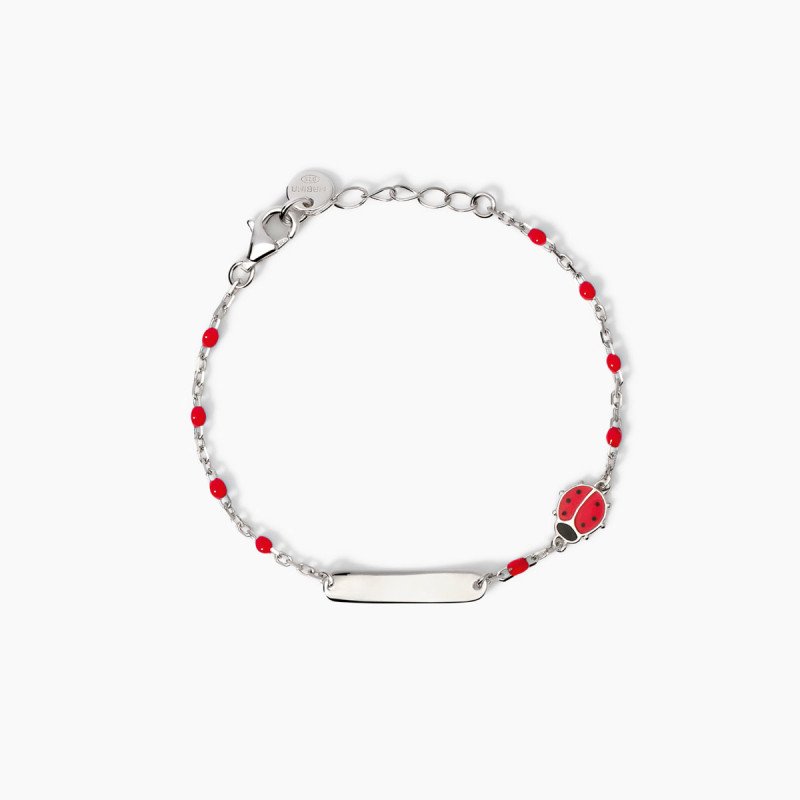 Bracciale personalizzabile con coccinella - 534038