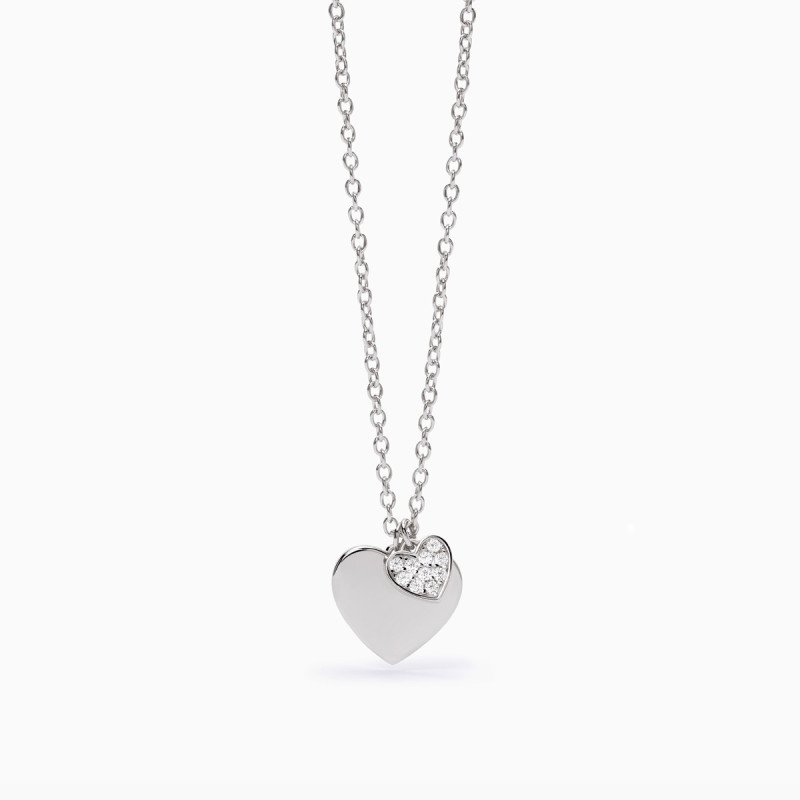 Collana con doppio cuore - 553506