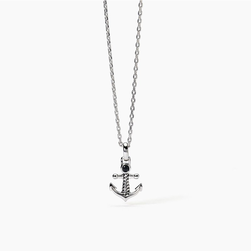 Collana in argento con ancora - 553638