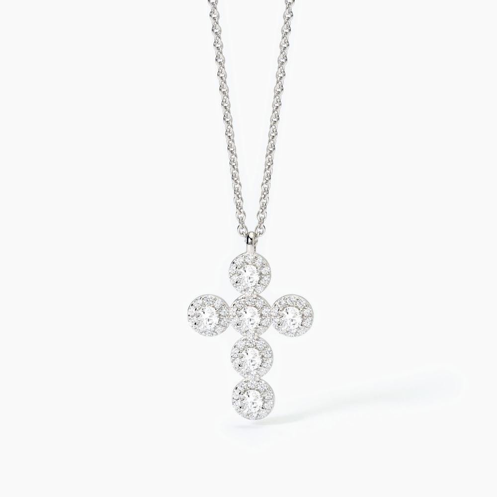 Girocollo in argento con ciondolo croce - 553655