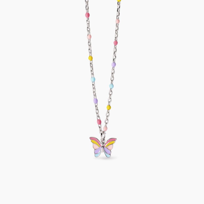 Girocollo da bambina con farfalla - 553720
