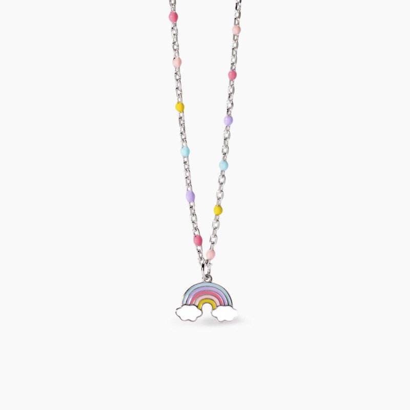 Girocollo da bambina con arcobaleno - 553727