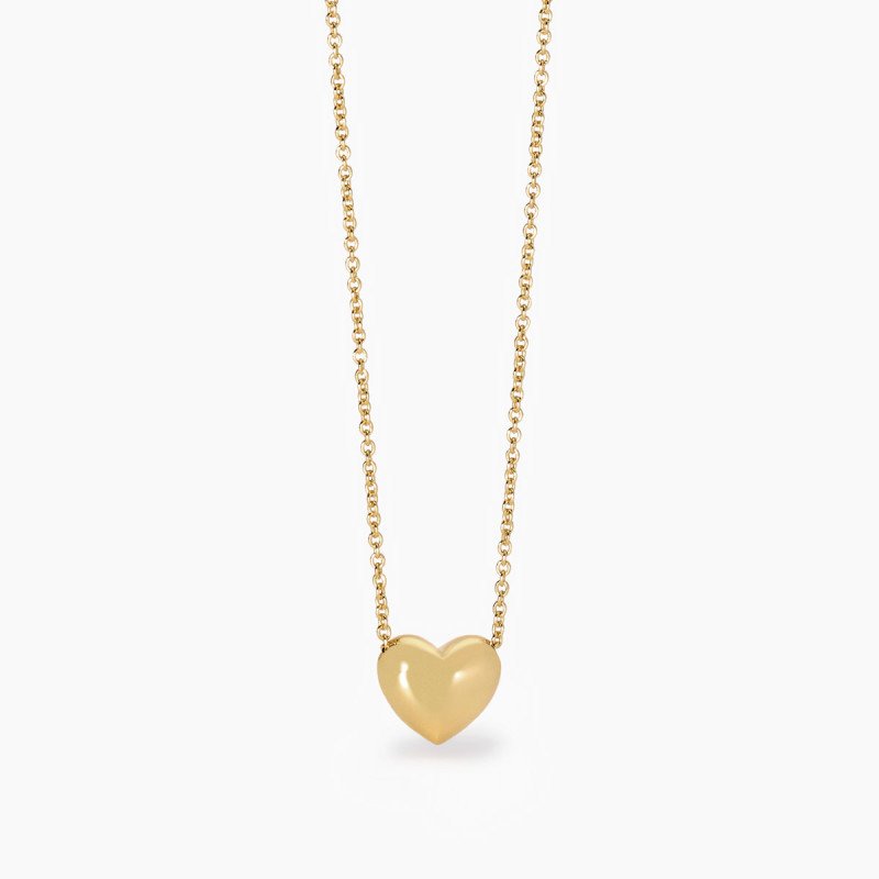 Girocollo placcato oro con cuore - 553741