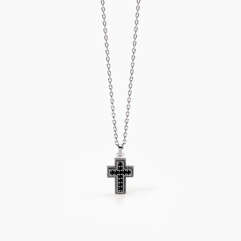 Collana uomo con croce - 553754