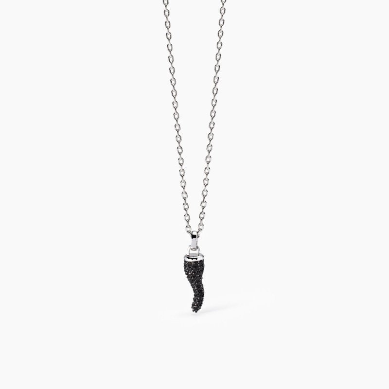 Collana uomo con cornetto portafortuna - 553755