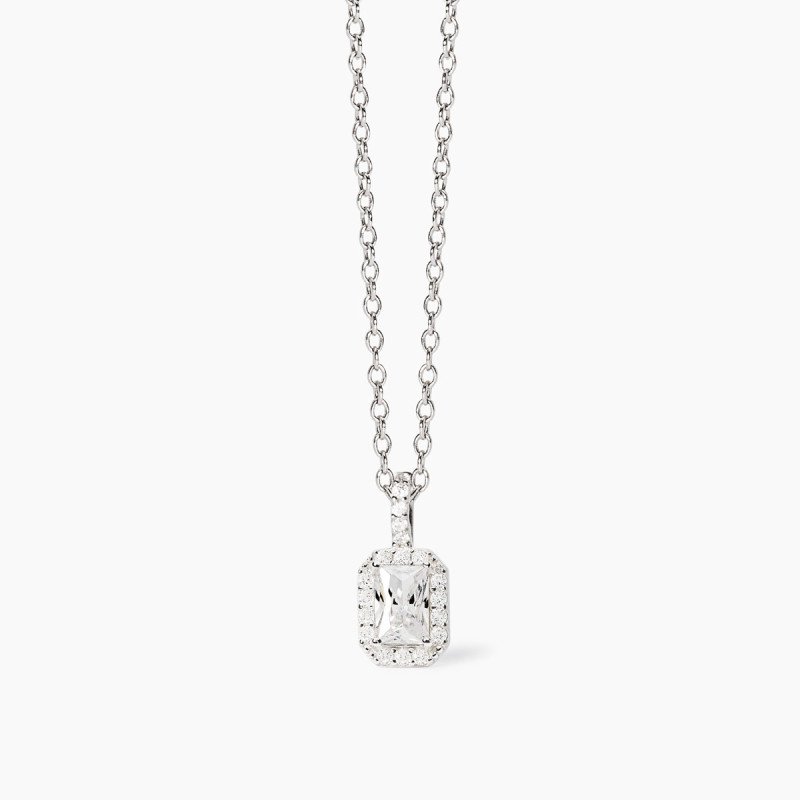 Girocollo zircone taglio ottagonale - 553763