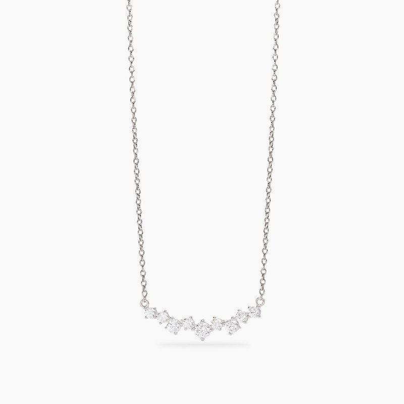 Girocollo in argento con elemento in zirconi - 553888