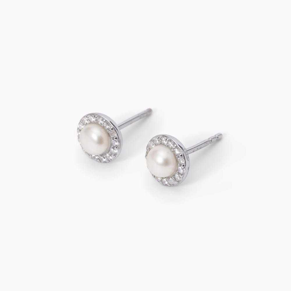 Orecchini lobo con perle coltivate - 563553