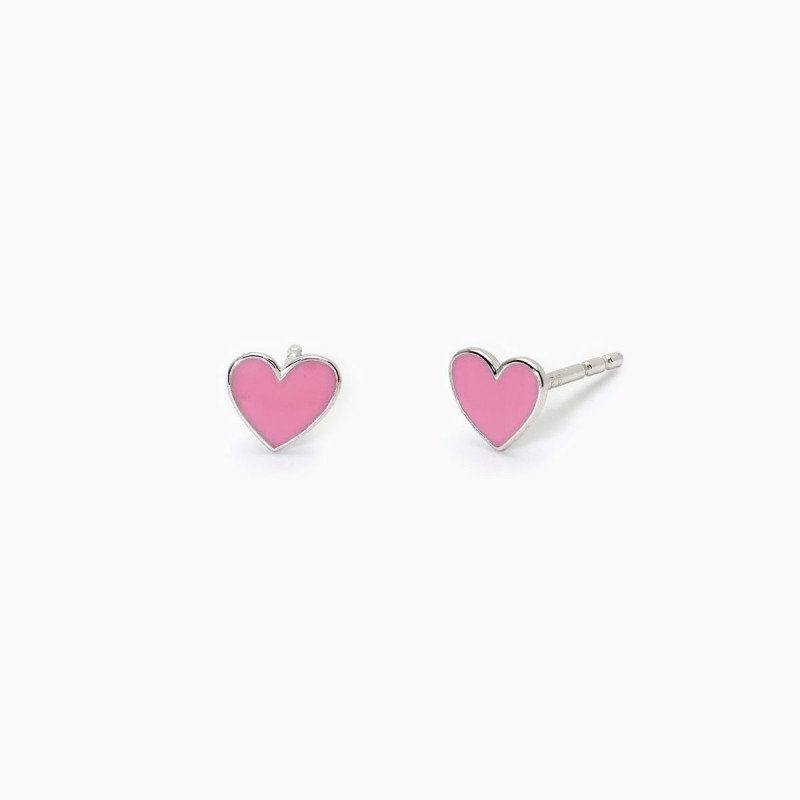 Orecchini in argento con cuoricino - 563688