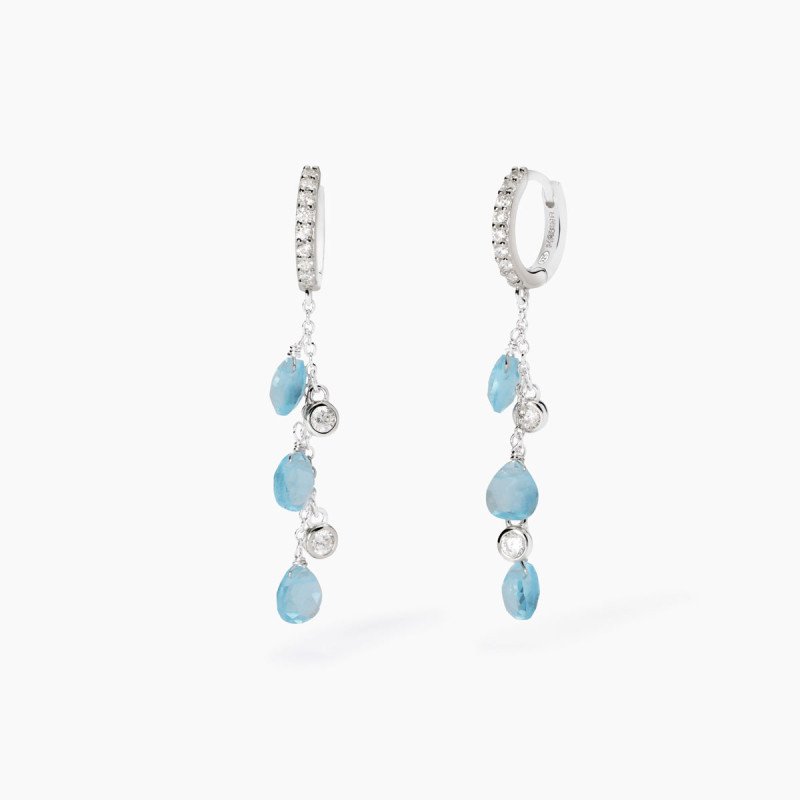 Orecchini in argento 925 glass zirconi - 563782 Orecchini in argento 925 glass zirconi - 563782