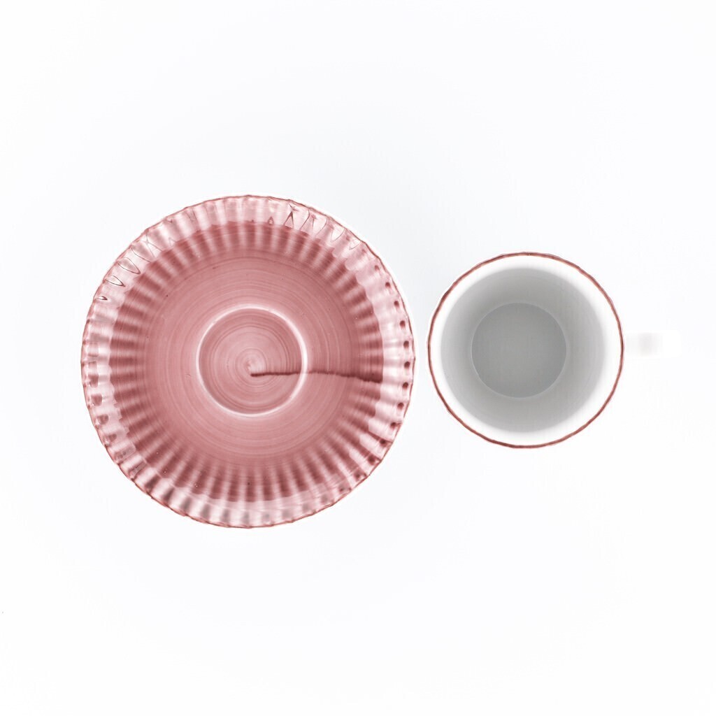 Set 6  con Piattino Country Chic Cipria - 700722373 Set 6  con Piattino Country Chic Cipria - 700722373