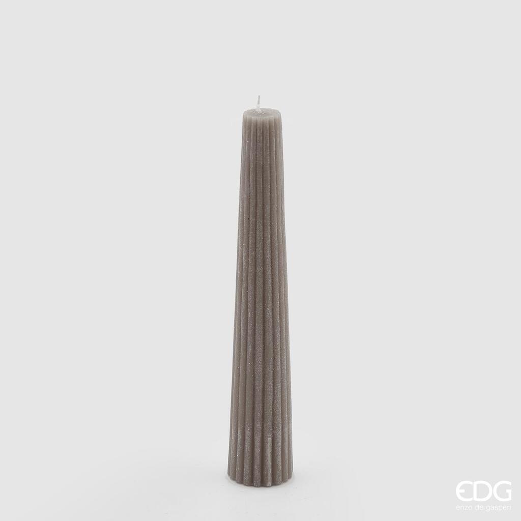 Candela cono righe h25 d4,2 - 613714.91 Candela cono righe h25 d4,2 - 613714.91