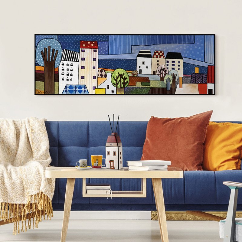 QUADRO ''PAESE MIO'' 50X150 - 101074