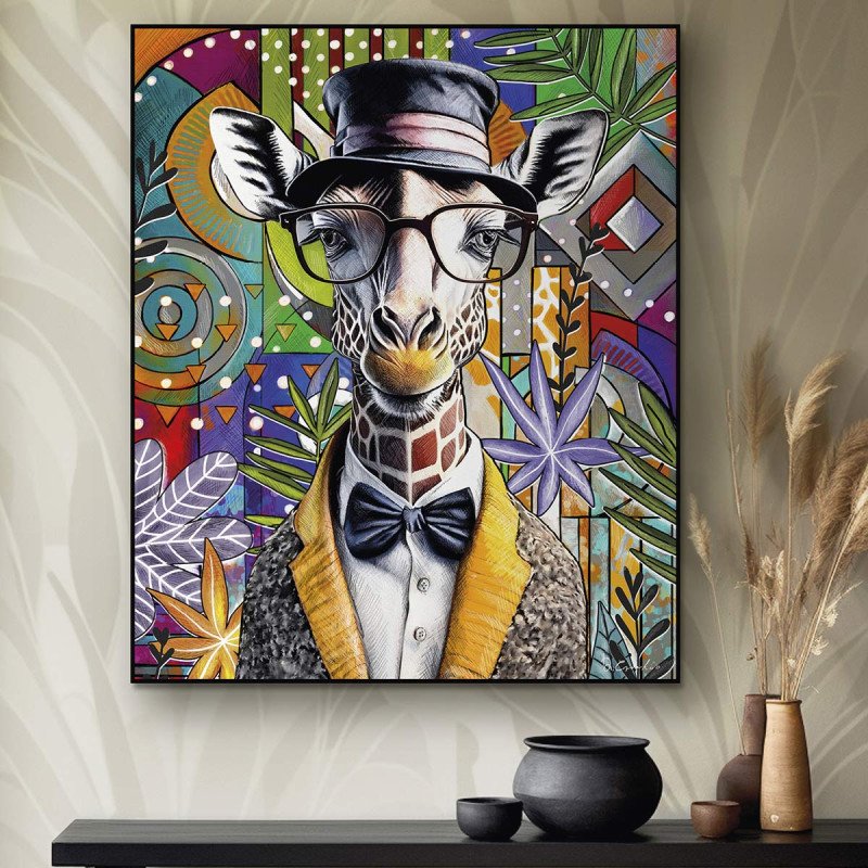 QUADRO HUMAN ESSENCE GIRAFFA ''FAR-SIGHTEDNESS'' 100X120 - 101104