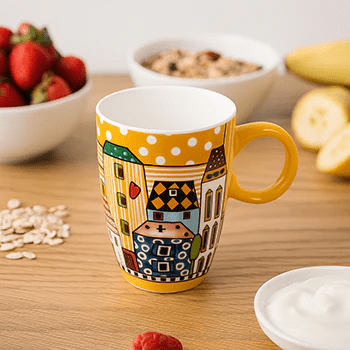 MUG PAESE MIO GIALLO ML. 430 - 121002