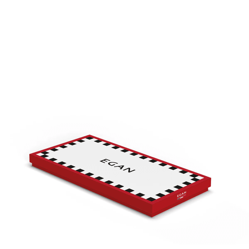 VASSOIO PAESE MIO ROSSO 19X9 - 121013