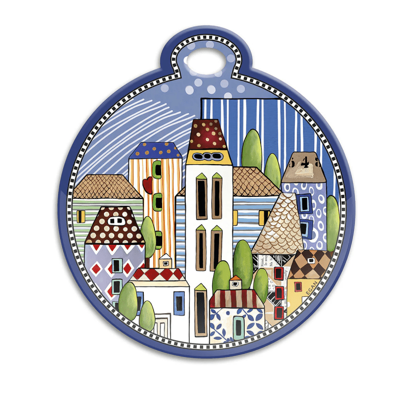 SOTTO PENTOLA PAESE MIO BLU 17X19 - 121027