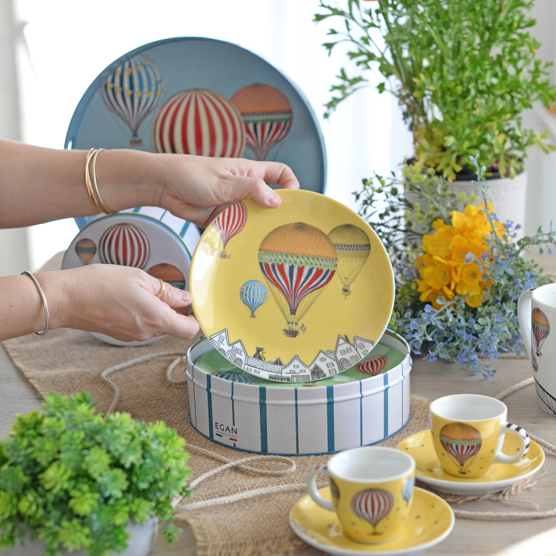 SET 4 PIATTINI DESSERT GIRAMONDO D19 - 130011