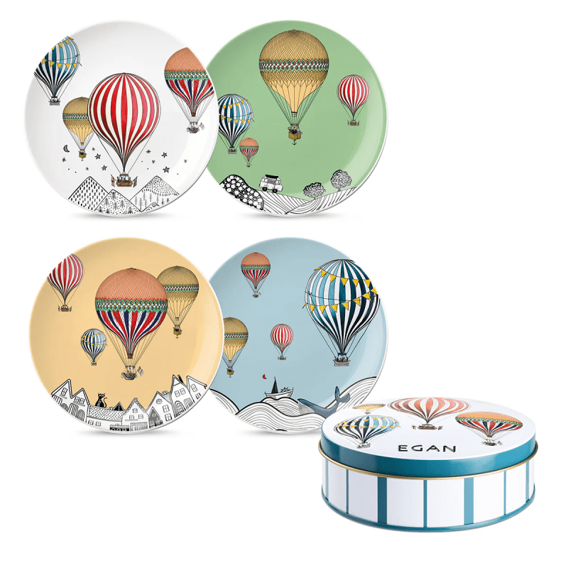 SET 4 PIATTINI DESSERT GIRAMONDO D19 - 130011