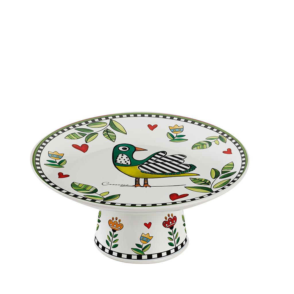 Alzata cocoricò verde 19x9 - 228033