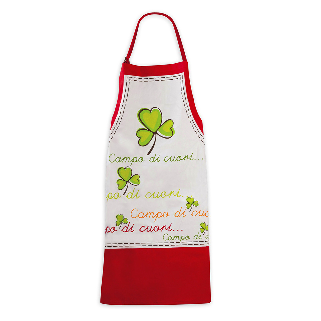 Grembiule campo di cuori rosso - tcu63/05s Grembiule campo di cuori rosso - tcu63/05s