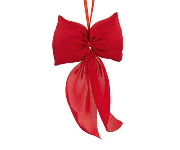 FIOCCO CHIFFON ROSSO DA APPENDERE - 200114s