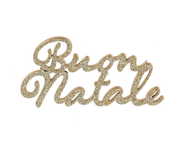Buon natale glitter oro - 21617
