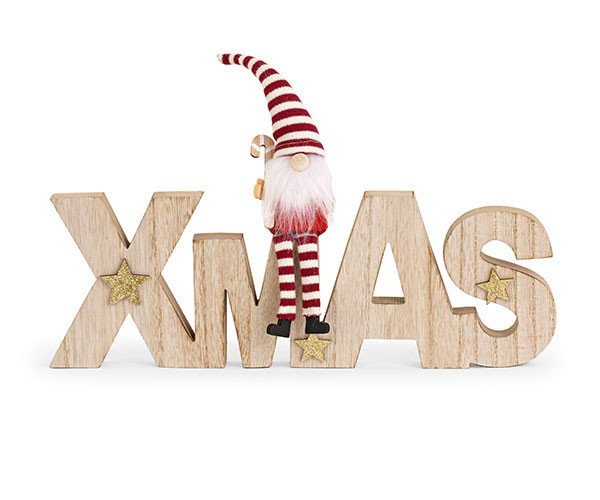 Gnomo righe rosse xmas - 21695