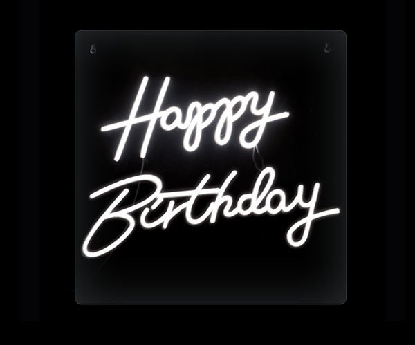 Pann.neon led happy birthday - 23235