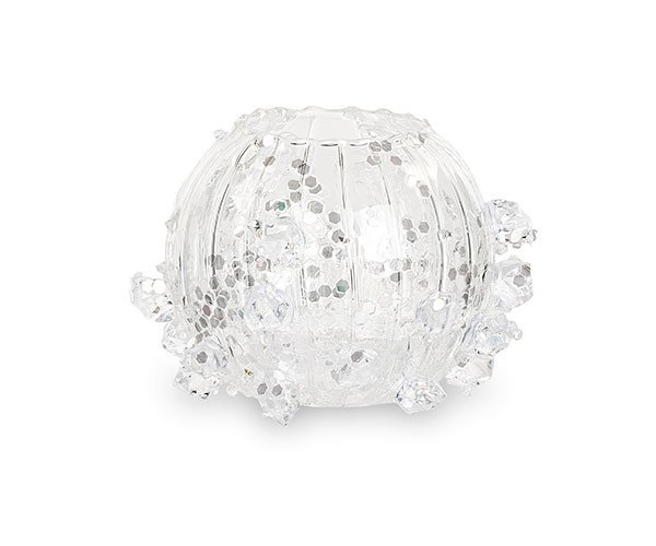 Portacandela vetro frozen - 23485 Portacandela vetro frozen - 23485