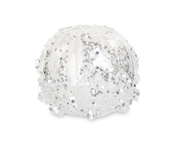 Portacandela vetro frozen - 23486 Portacandela vetro frozen - 23486