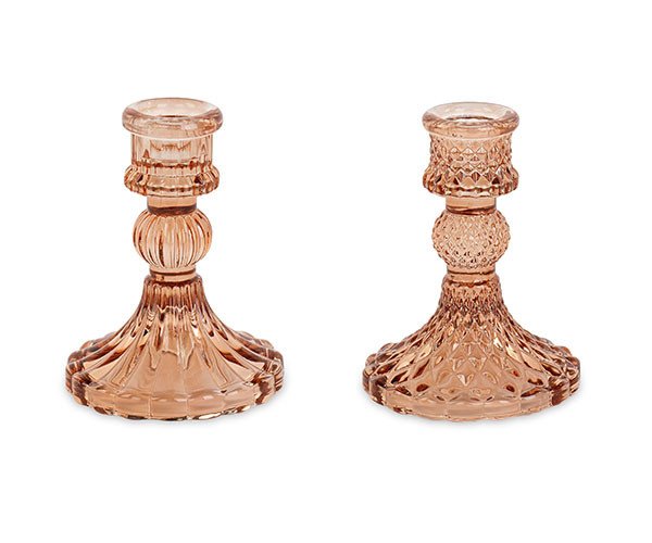 Portacandela vetro ambra assortito - 23692 Portacandela vetro ambra assortito - 23692