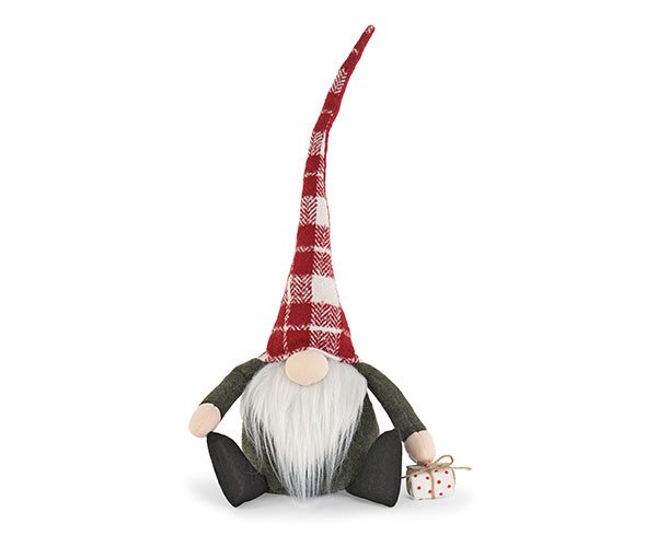 Gnomo rosso seduto - 23708