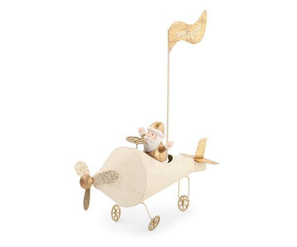 Aereo con babbo e bandiera - 26810