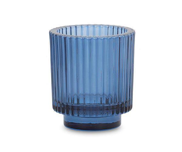 Porta Tlight in vetro colre blue - 27204