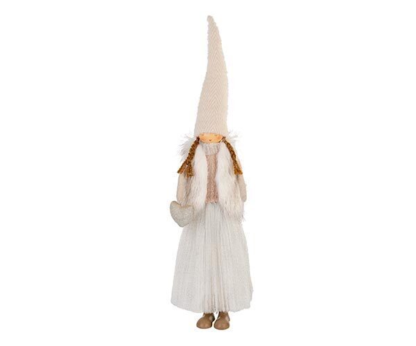 Bambina in piedi con gonna bianca - 27263