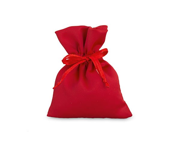 Sacchetto raso rosso - 28357