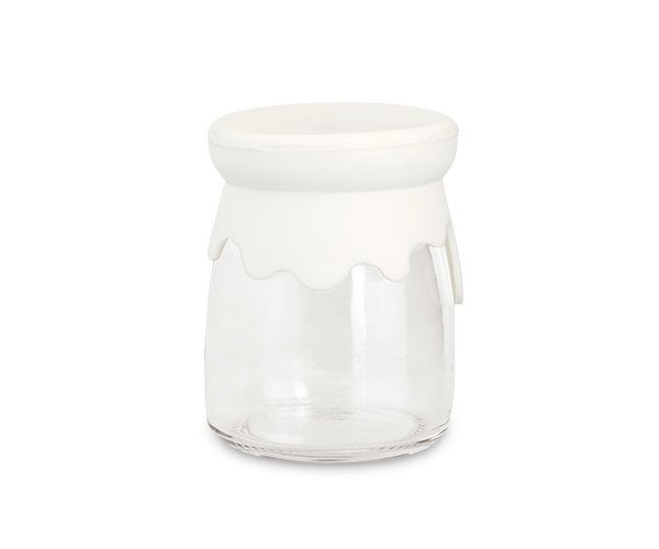 Barattolo cop.silicone bianco - 28381